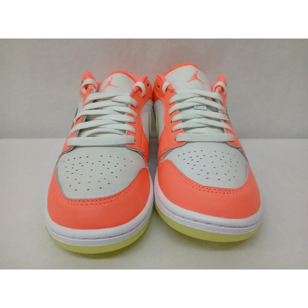 Nike Men's Air Jordan 1 Low SE Sneakers FN6772-671 Lava Glow Volt White‎ Size 9